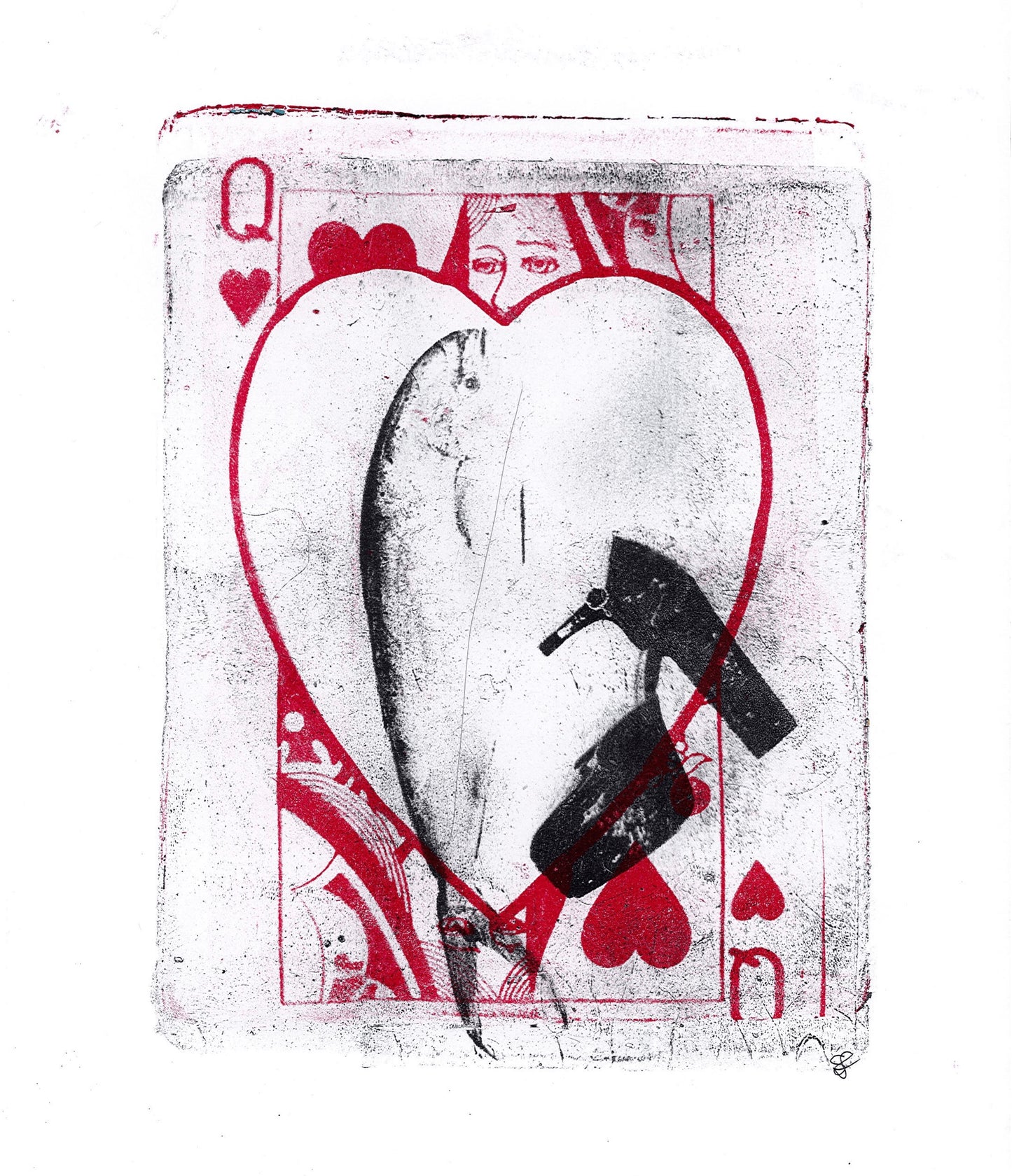 Queen of Hearts Print