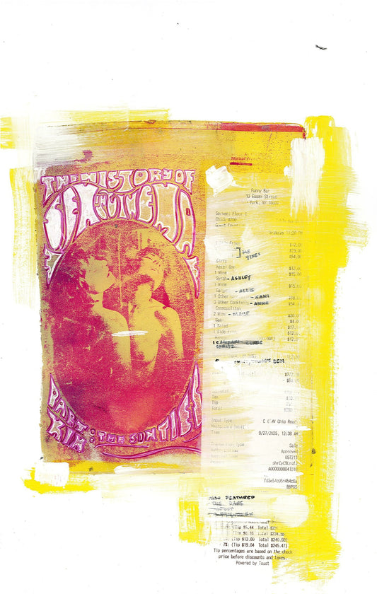 Last Night's Tab Mixed Media Print